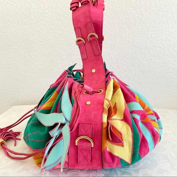 Givenchi multicolor leather patchwork bag - Picture 9 of 16